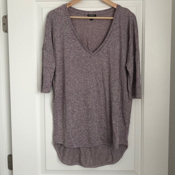 Express Lightweight Sweater - Light Purple - Picture 1 of 5
